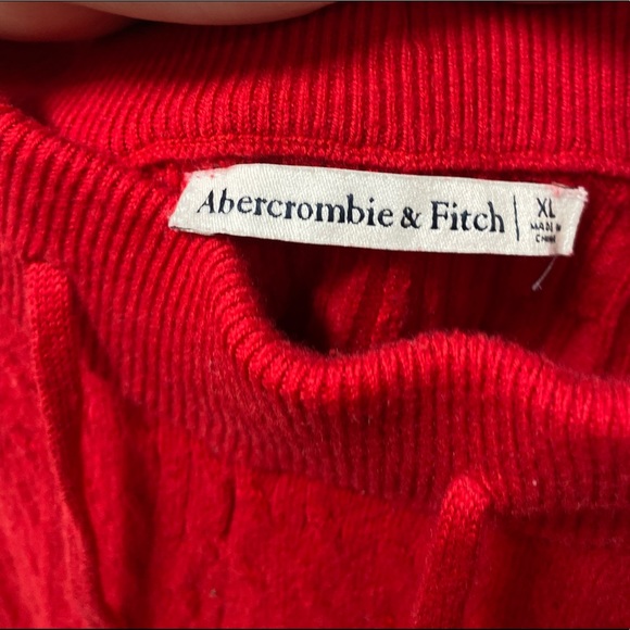 A&f red jogger sweats - Picture 4 of 4